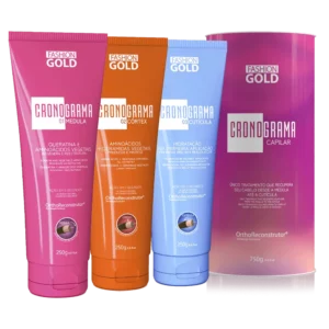 Kit New Cronograma Capilar - Fashion Gold