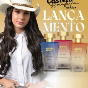 Coleção Perfume Capilar Fashion Gold: Oriental Seduction, Secret Garden, Floral Fusion - 50ml