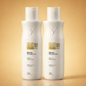 2 Escova Progressiva 150g - Fashion Gold